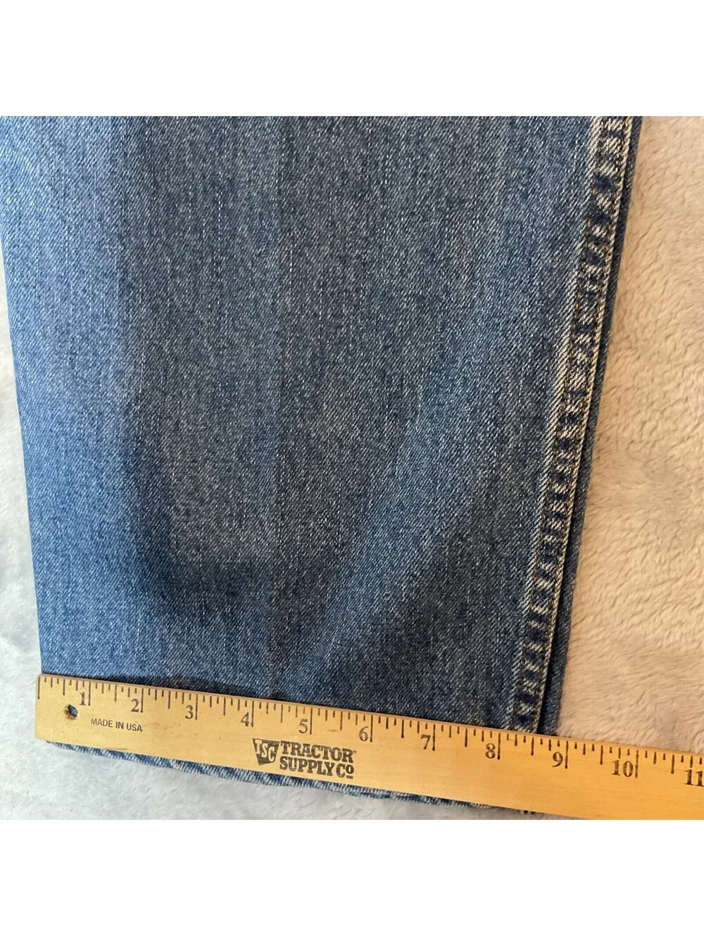Levis 550 Jeans Mens 42x32 Blue Relaxed Denim Medium Wash